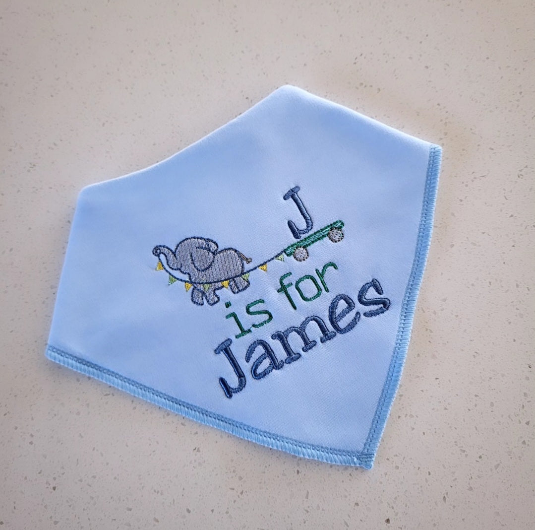 Baby elephant bib