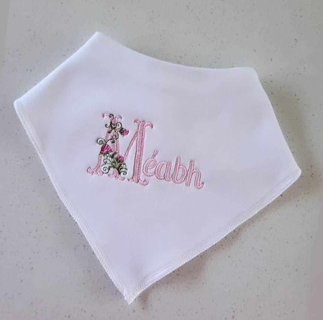 personalised baby bib
