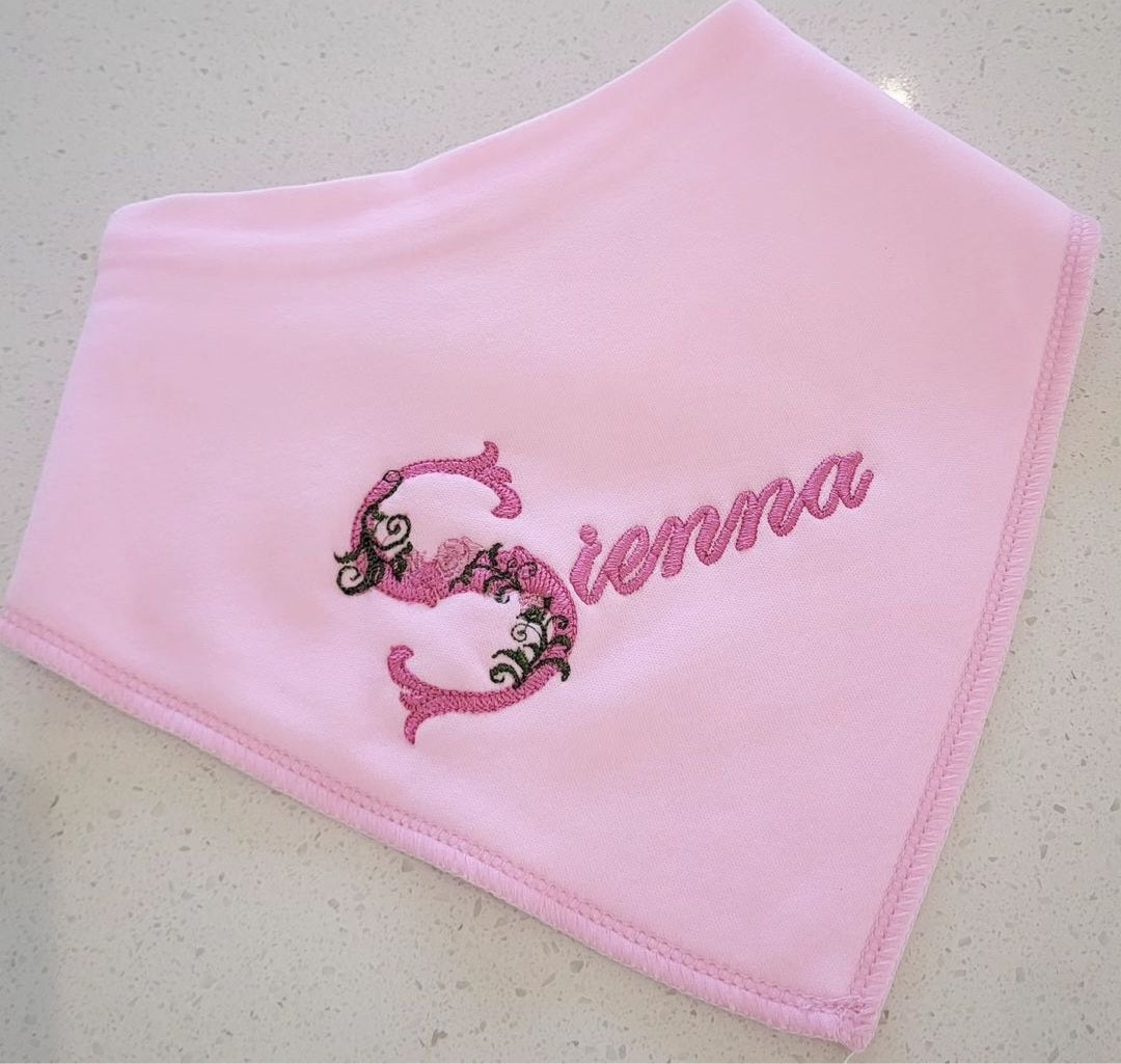 personalised baby bib