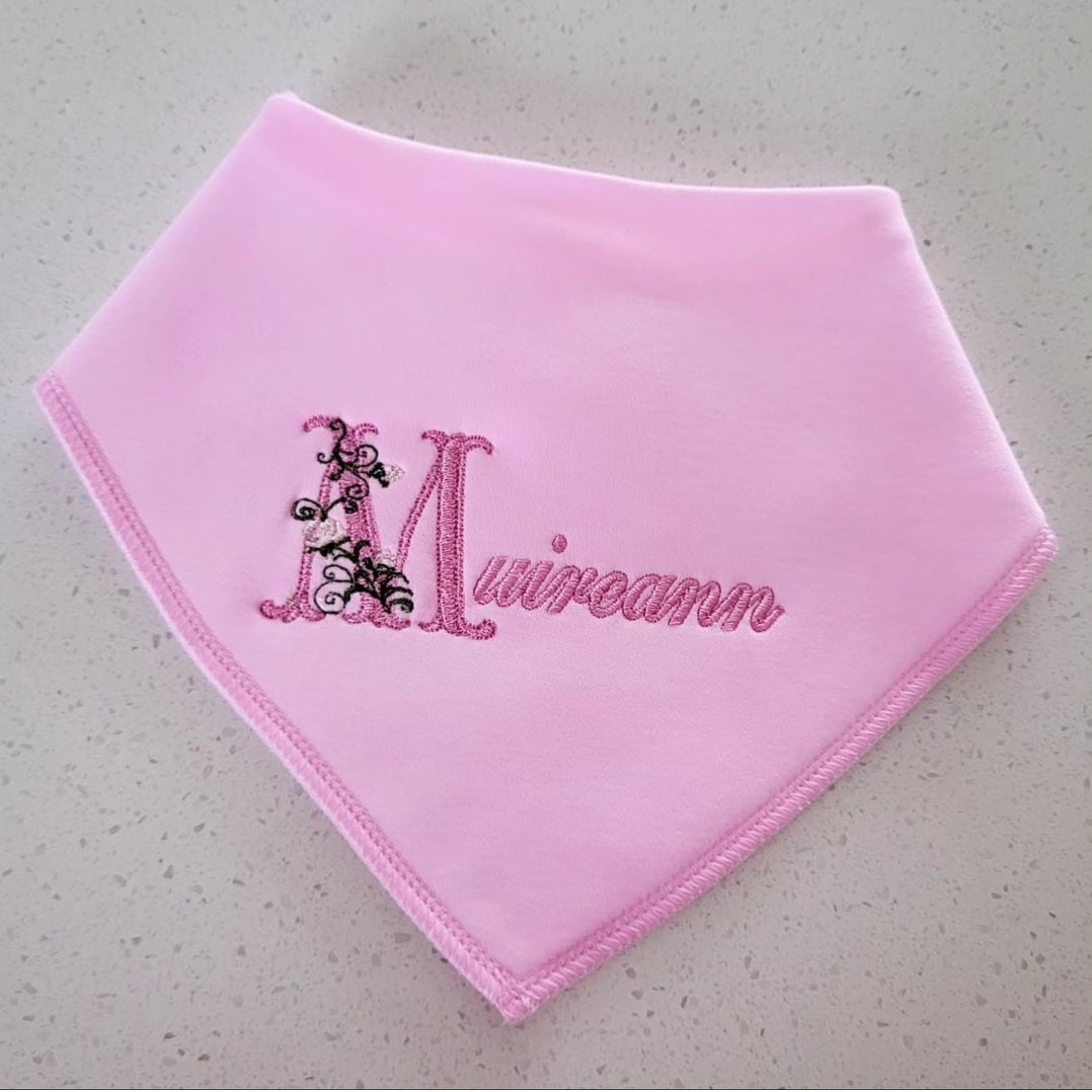 personalised baby bib