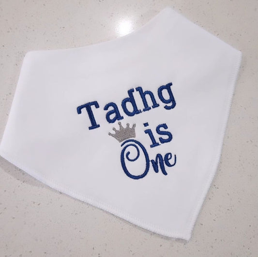 boys birthday bib