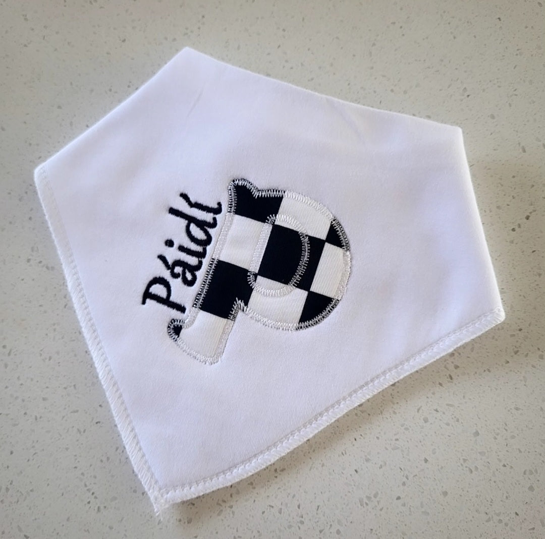 Personalised baby bib