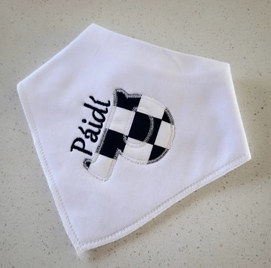 Personalised baby bib