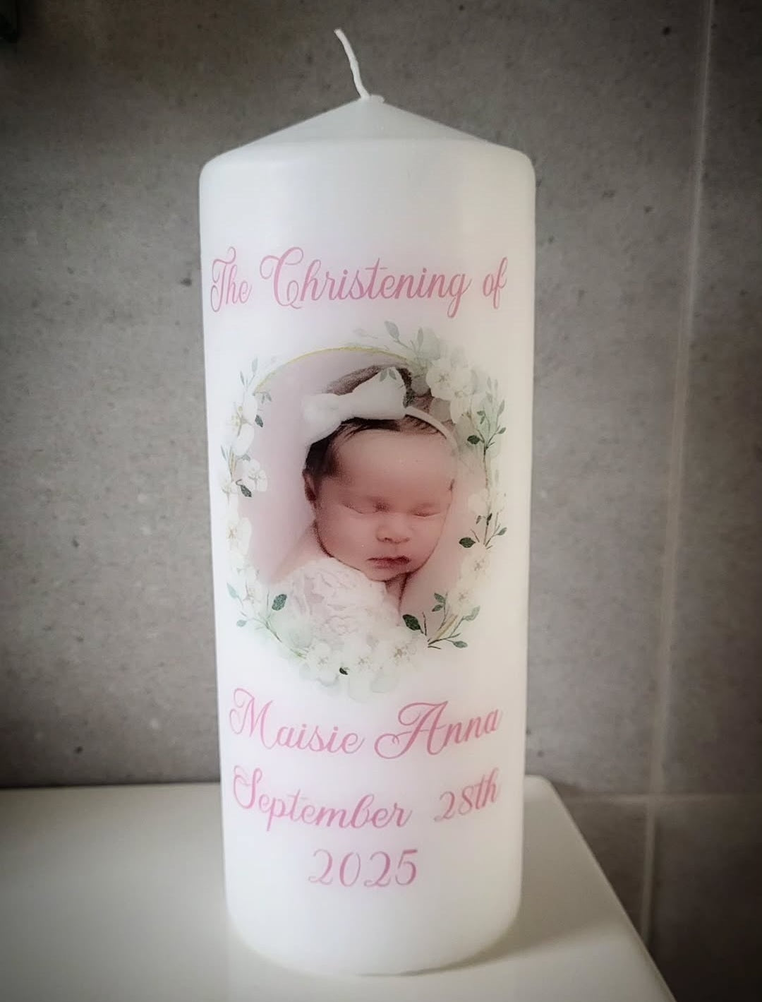Girls floral christening bundle