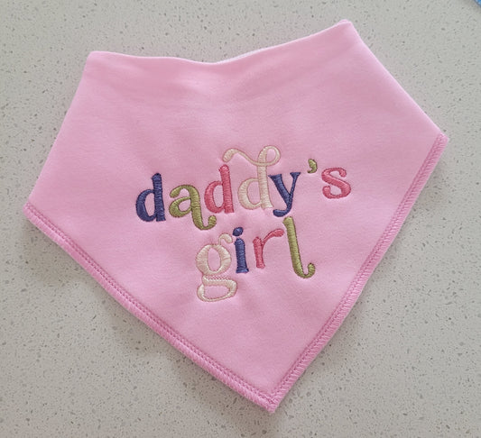 Daddys girl bib