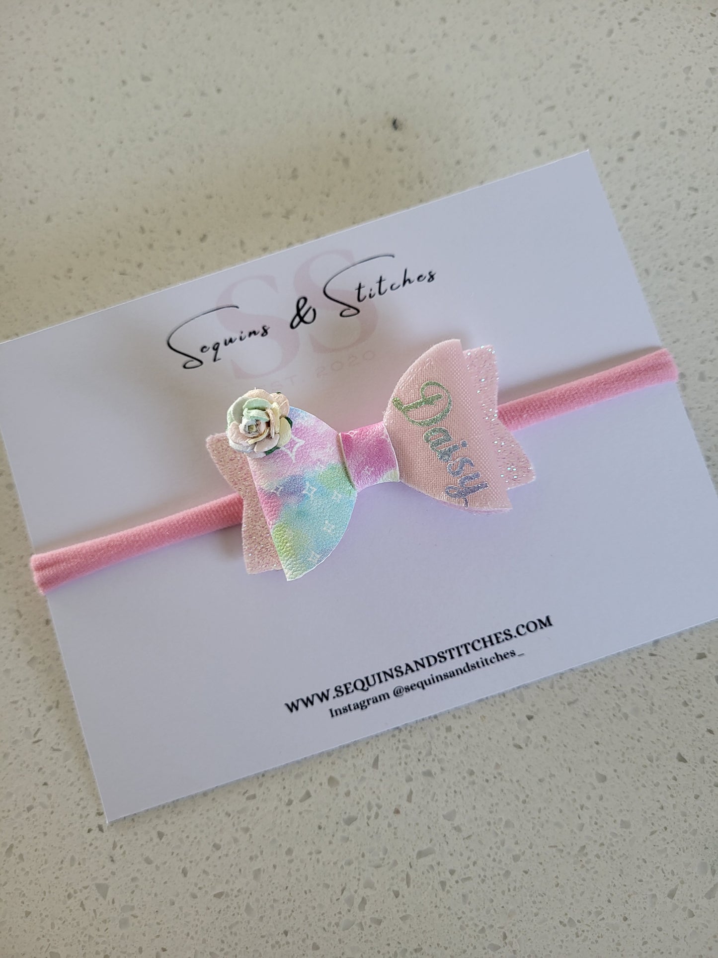 Personalised hairbow
