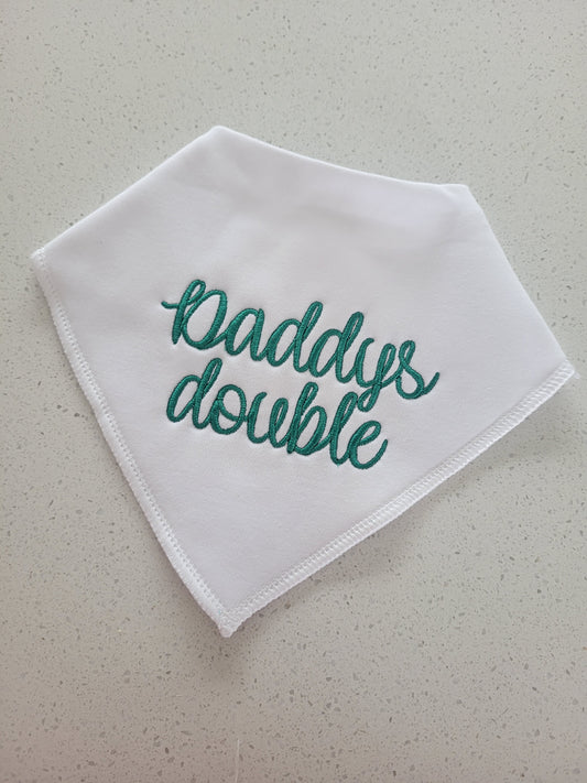 Daddys double bib