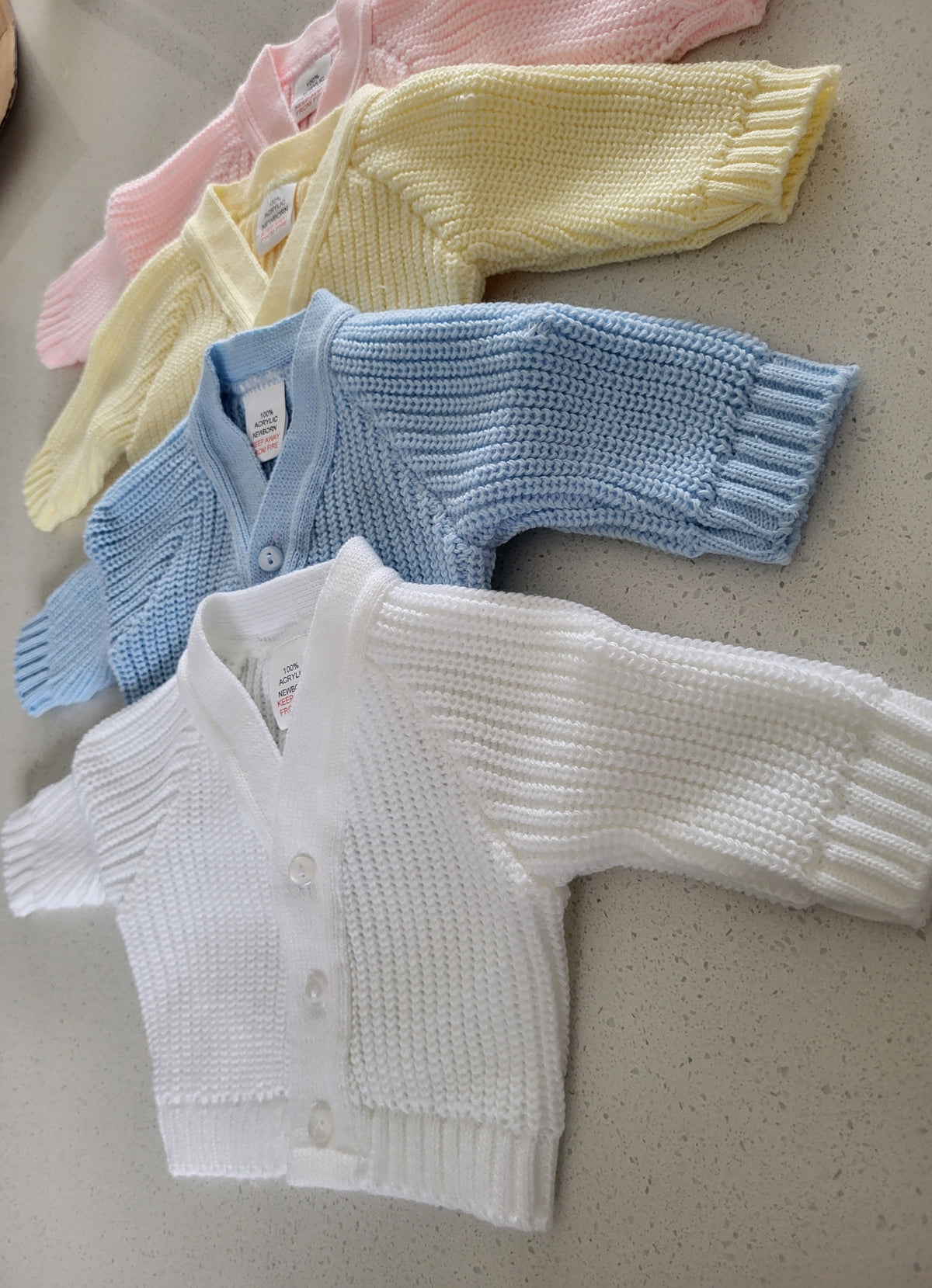 Personalised Newborn baby cardigans
