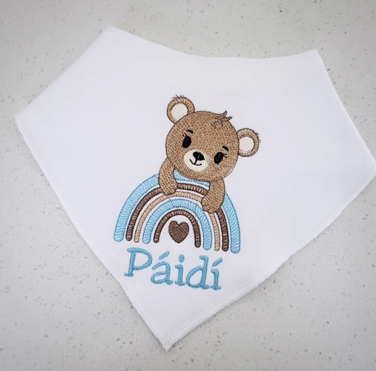 Rainbow teddy bear