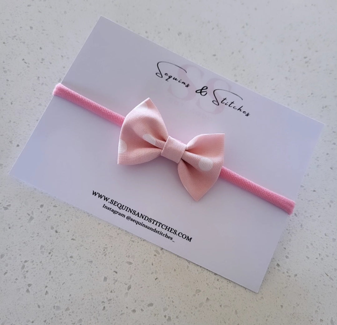 2.5 inch cotton hairbow