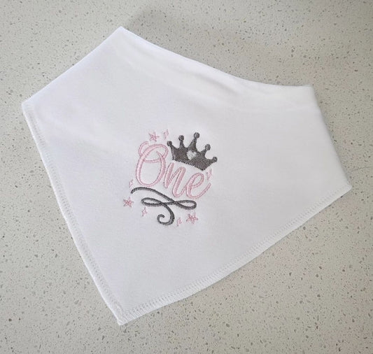first birthday bib