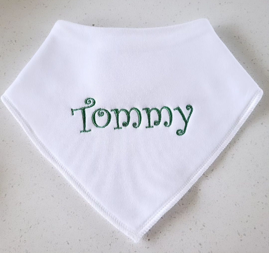 personalised baby bib