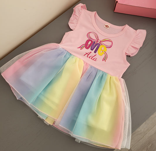 Bespoke 1st birthday dress