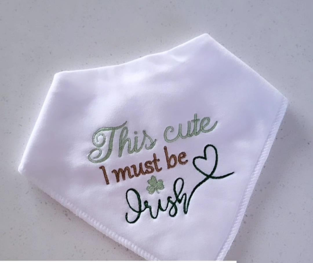 St. Patricks day bib