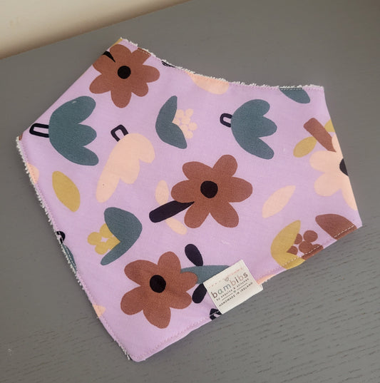 Autumn flowers bib