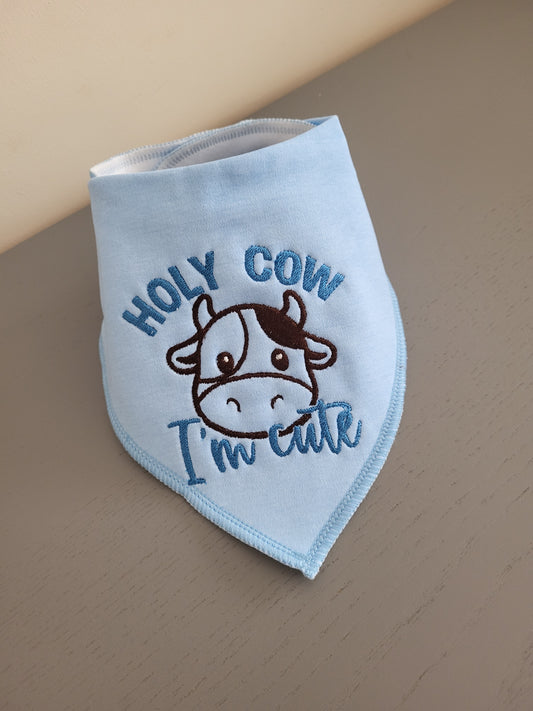 Holy cow im cute bib