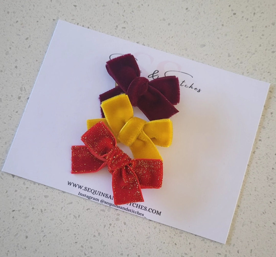 Set of 3 mini velvets