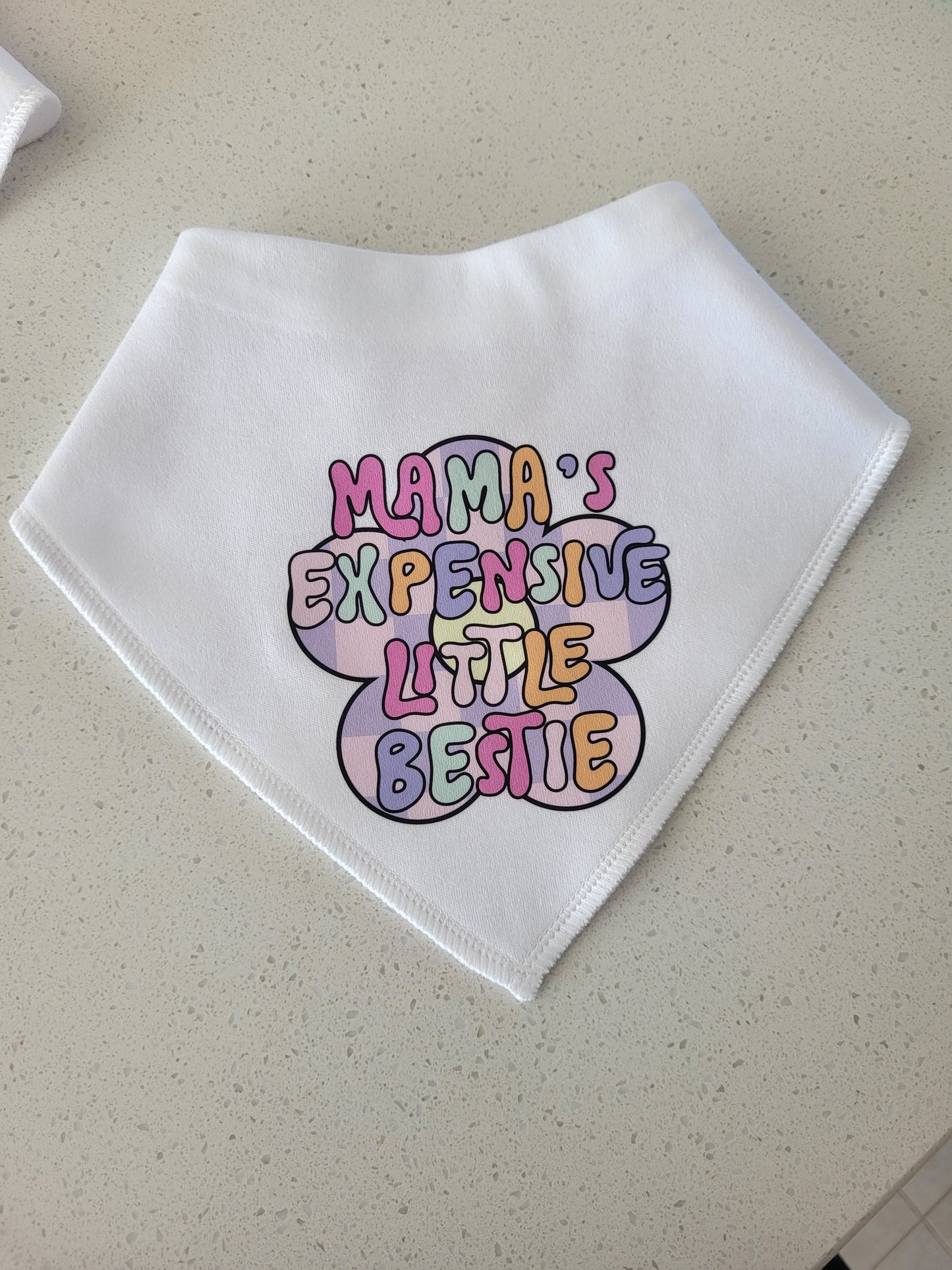 Mama's expensive bestie bib
