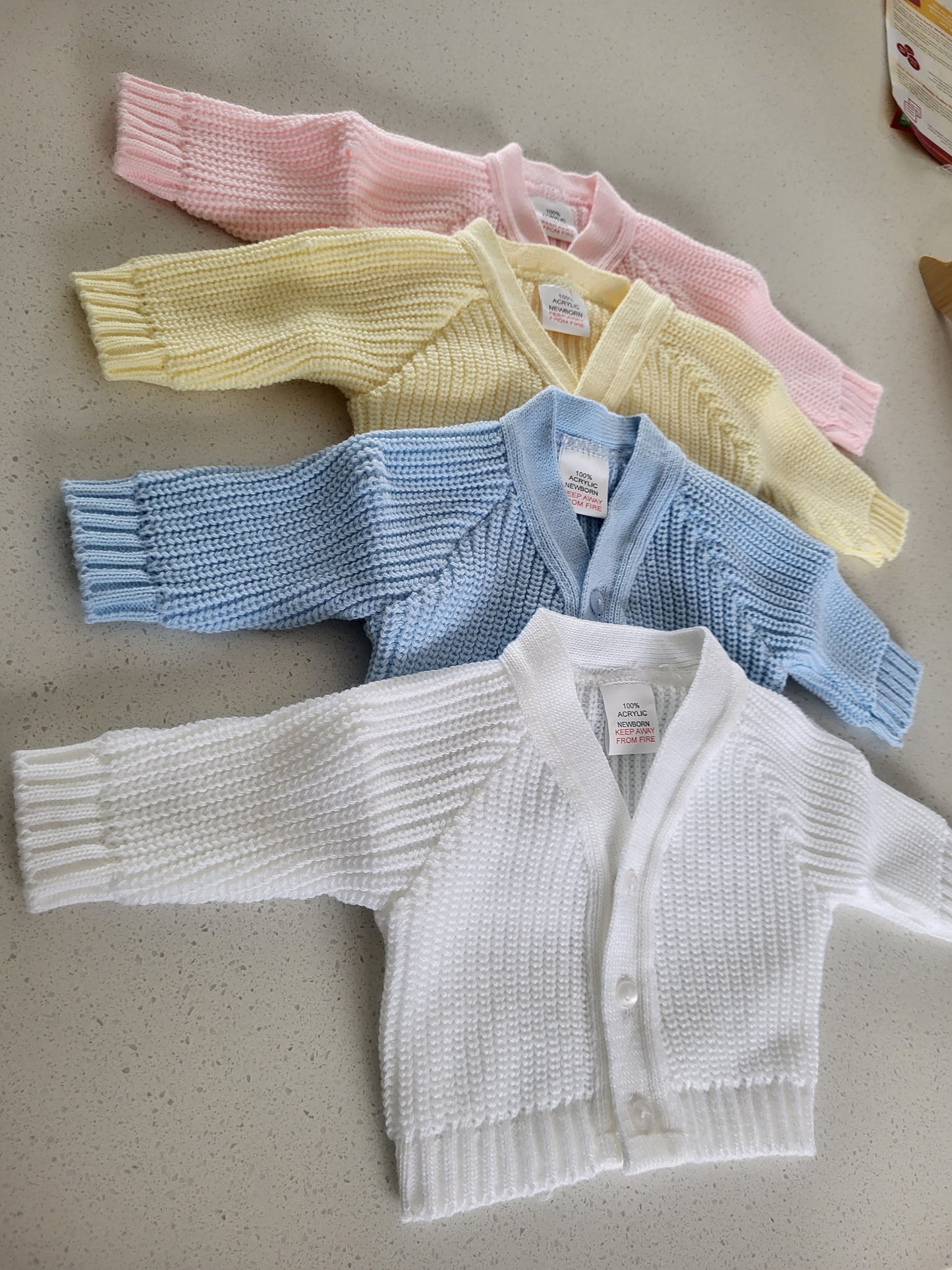 Personalised Newborn baby cardigans